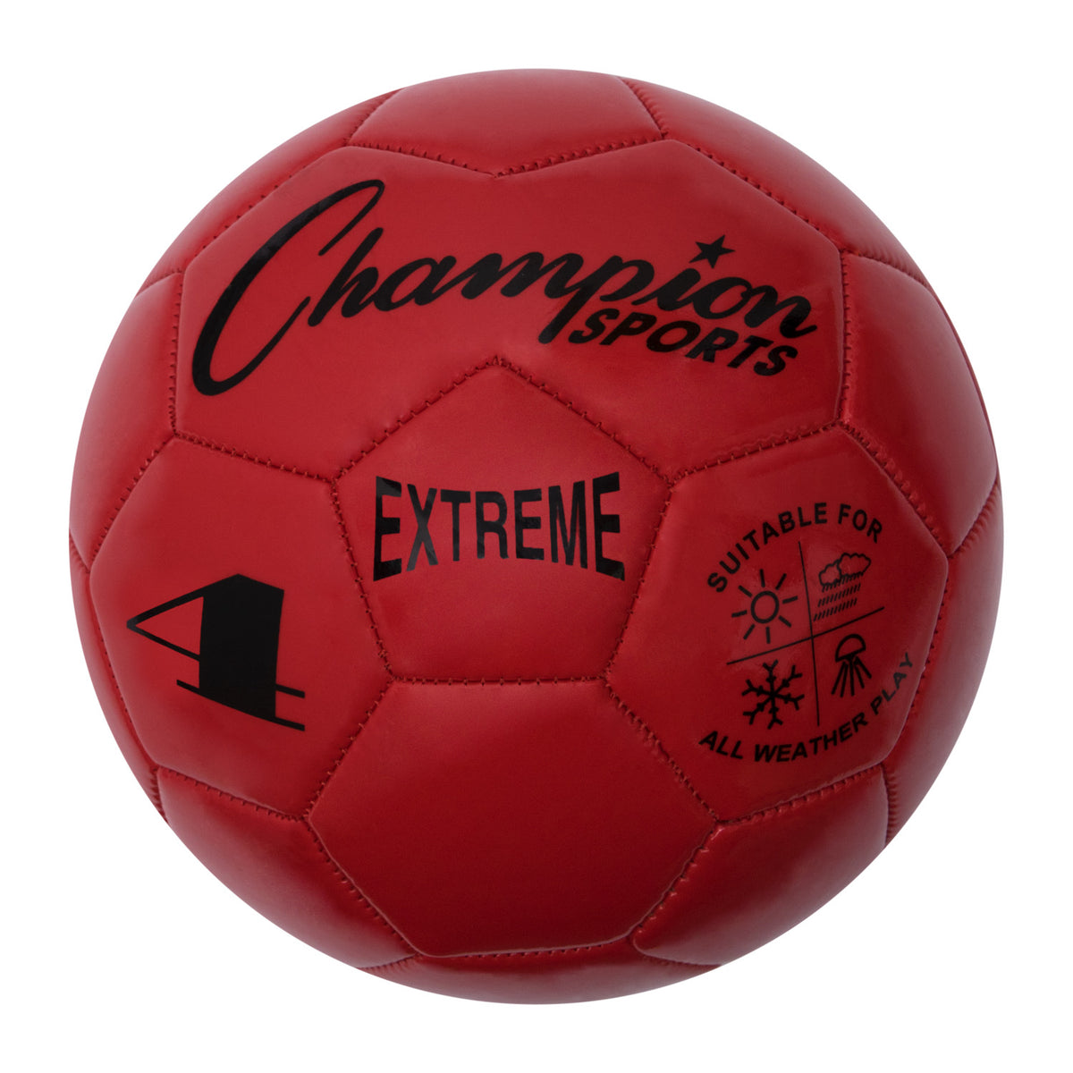 Champion Sports EX4 Extreme Soccer Ball Size 4 - Ea