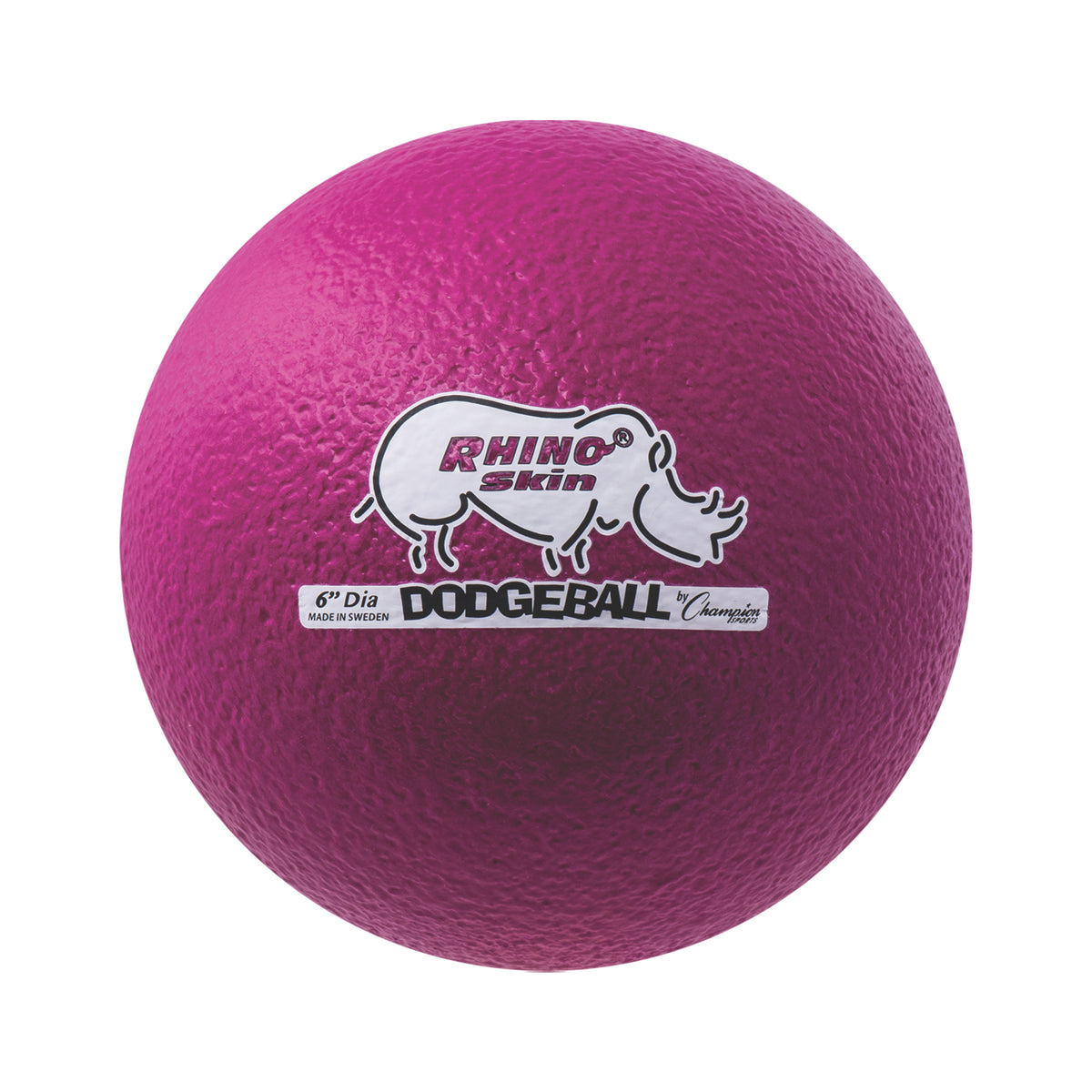 Champion Sports RXD6 6&quot; Rhino Skin Low Bounce Dodgeball - Ea