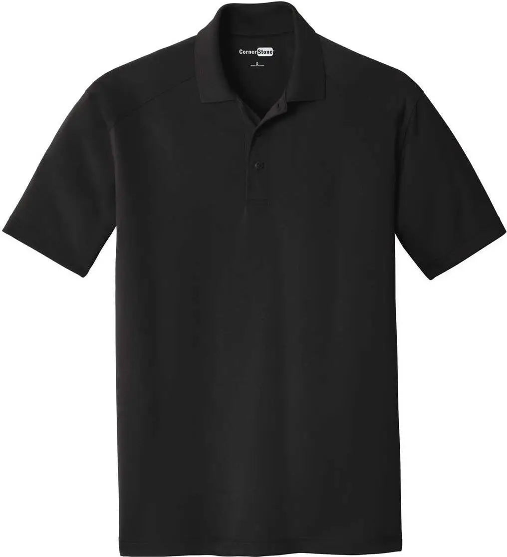 Cornerstone Tlcs418 Tall Select Lightweight Snag-proof Polo - Black
