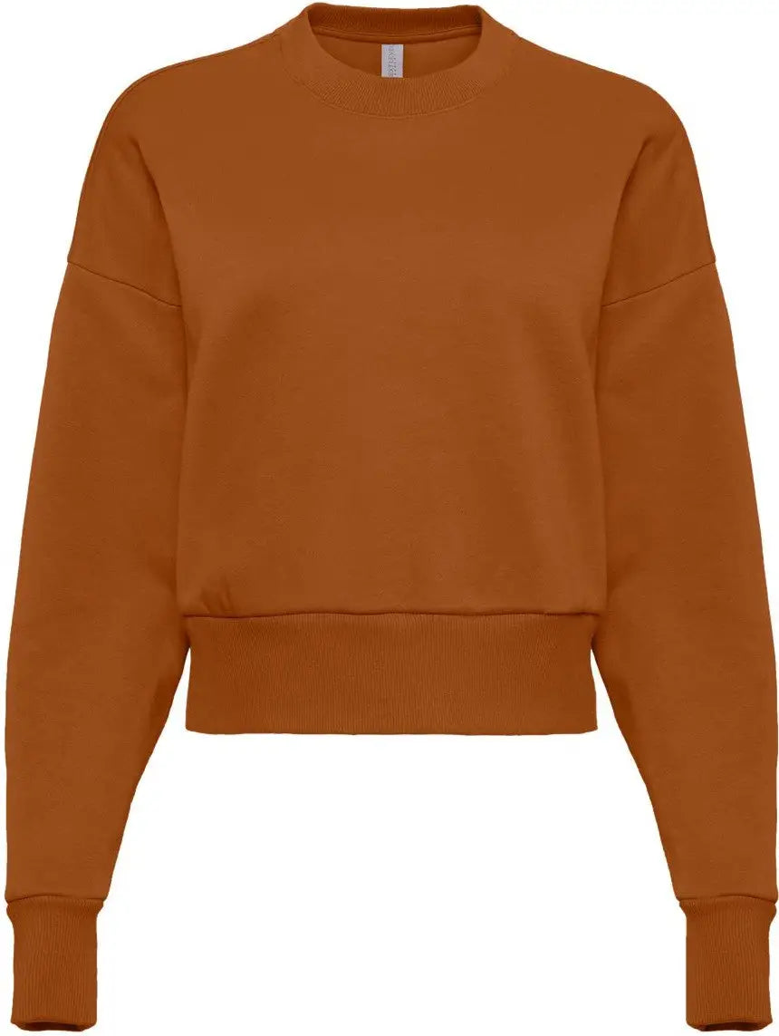 Next Level 9087 Women’s Heavyweight Sweatshirt - Clay - Cardinal / Ladies Xs