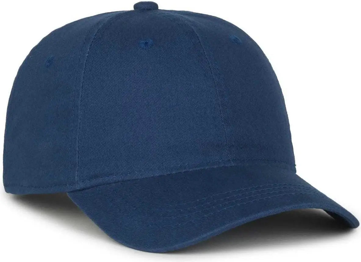 Oc Sports Gwt-111 Adjustable Strap Garment Wash Cotton Cap - Royal - 6 3/8’’ - 7’’