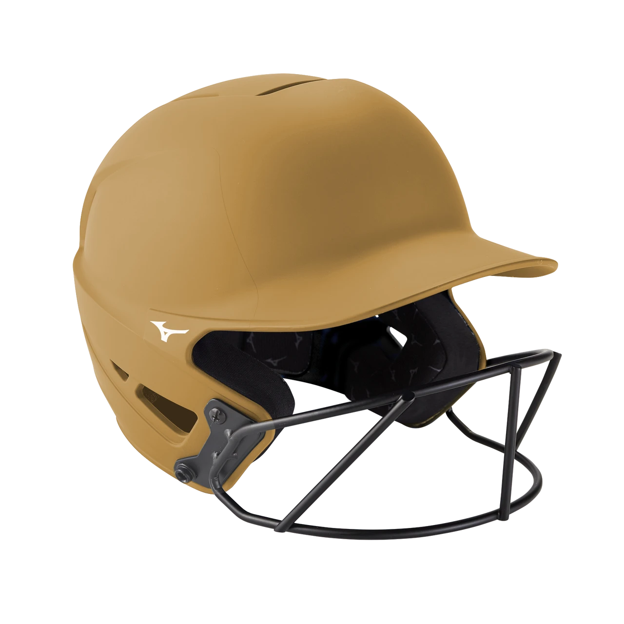 Mizuno 380395 F6 Fastpitch Softball Batting Helmet - Vegas Gold
