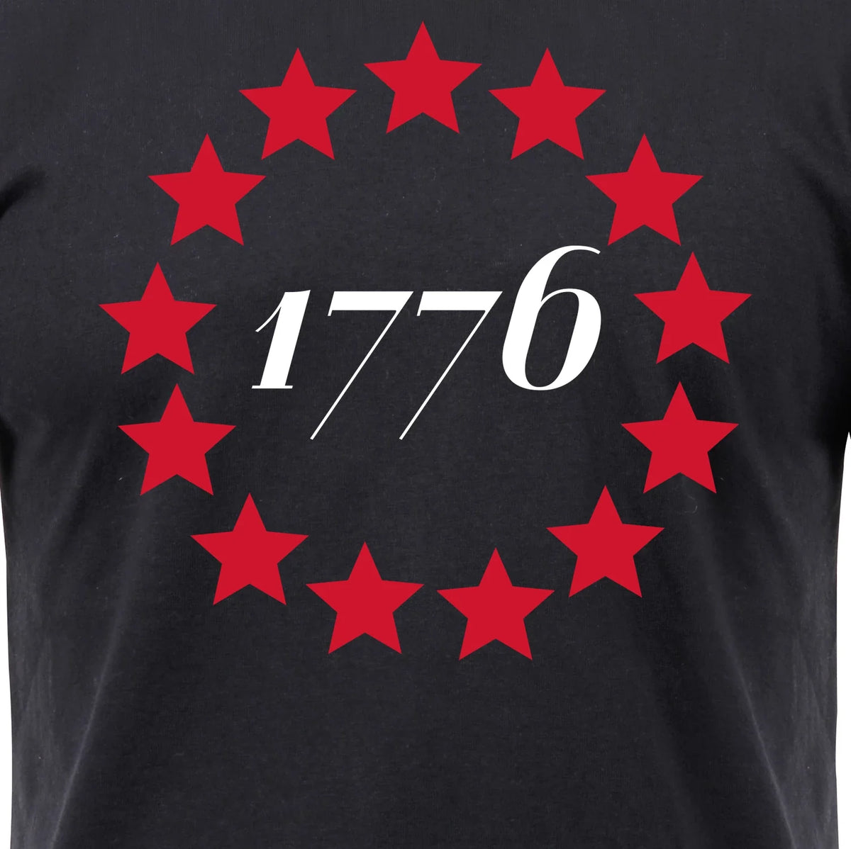 1776 T-shirt - Black