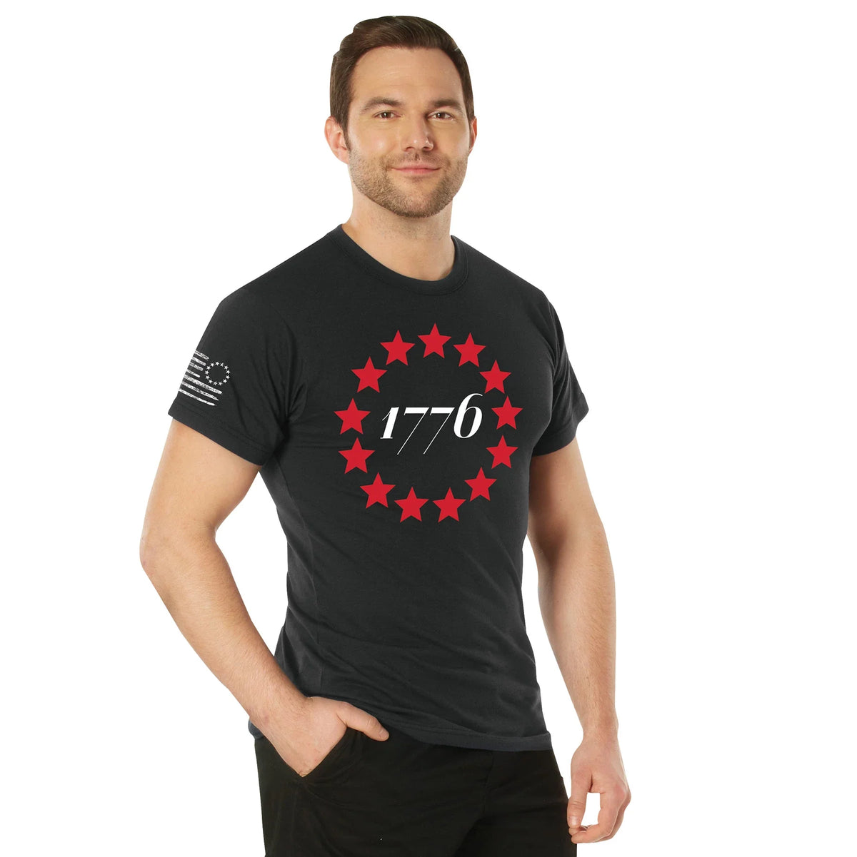 1776 T-shirt - Black