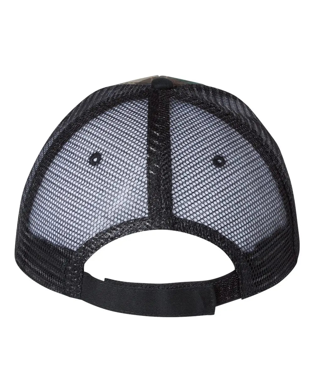 Valucap S102 Sandwich Trucker Cap - Green Camo Black - one Size Fits Most