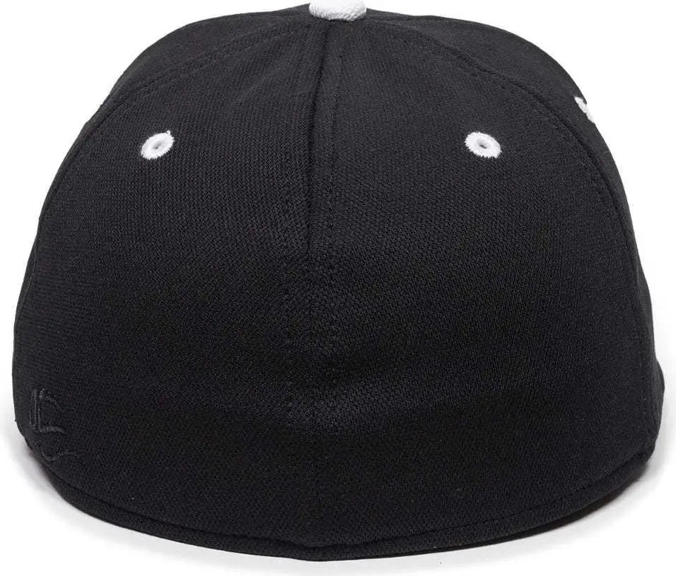 Oc Sports Tgs1930x Proflex Bamboo Charcoal Flat Visor Cap - Black White - 6 3/8’’ - 3/4’’