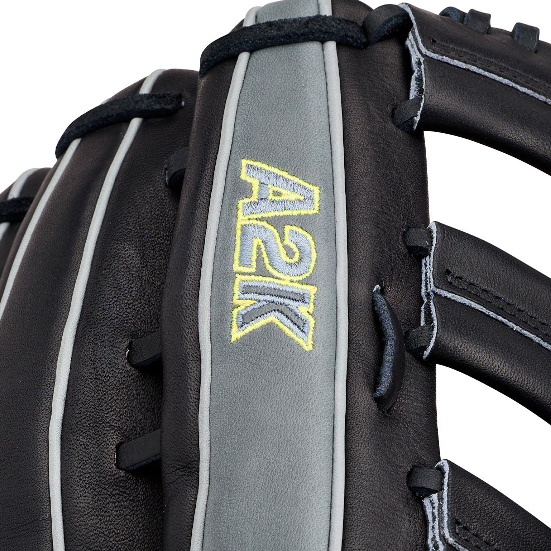 Wilson A2K 1810 12.75" Outfield Glove WBG10802RT1275 - Black Coal - HIT a Double - 6