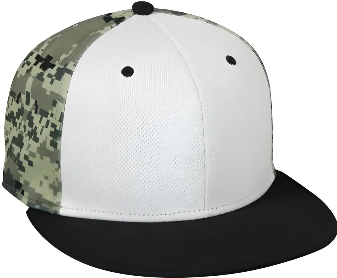 Oc Sports Mws-600 Adjustable Protech Mesh Q3 Cap - White Sand Black - 6 7/8’’ - 7 1/2’’