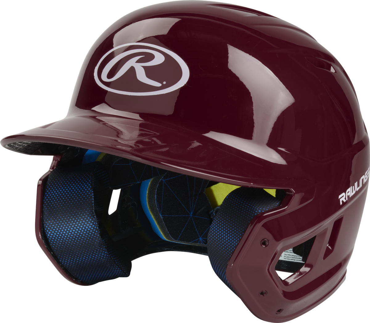 Rawlings Mach Gloss Color Batting Helmet - Marron