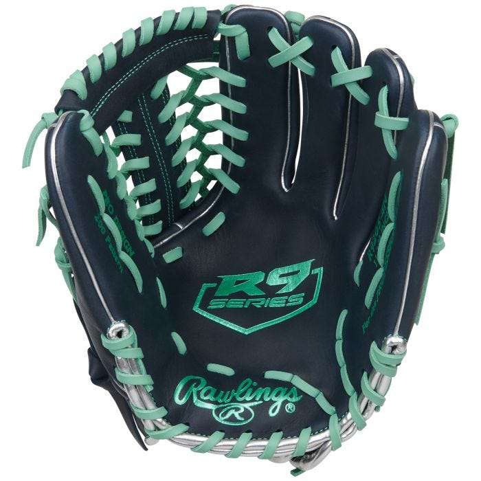 Navy Rawlings R9 11.75 in Baseball  Glove, Infield  grouped