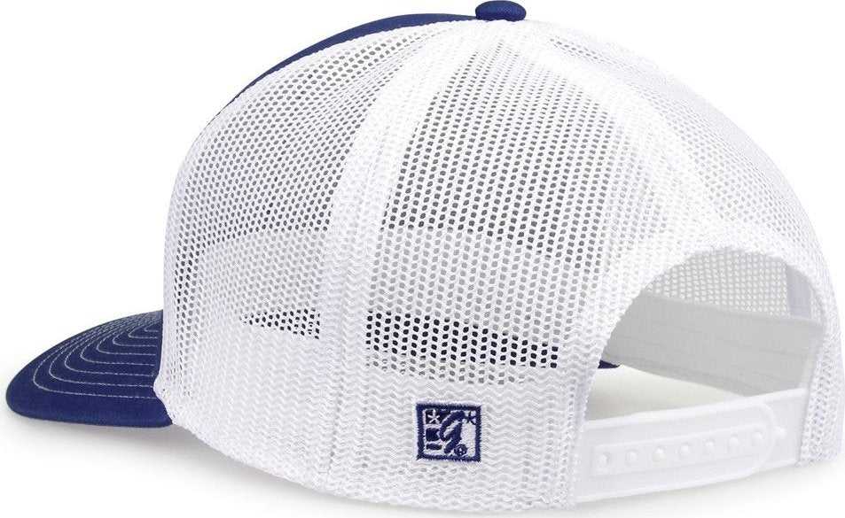 The Game GB452E Everyday Trucker Cap - Royal - HIT a Double - 3
