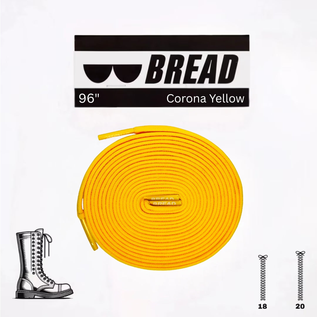 Bread Elastic Shoelace - Corona Yellow