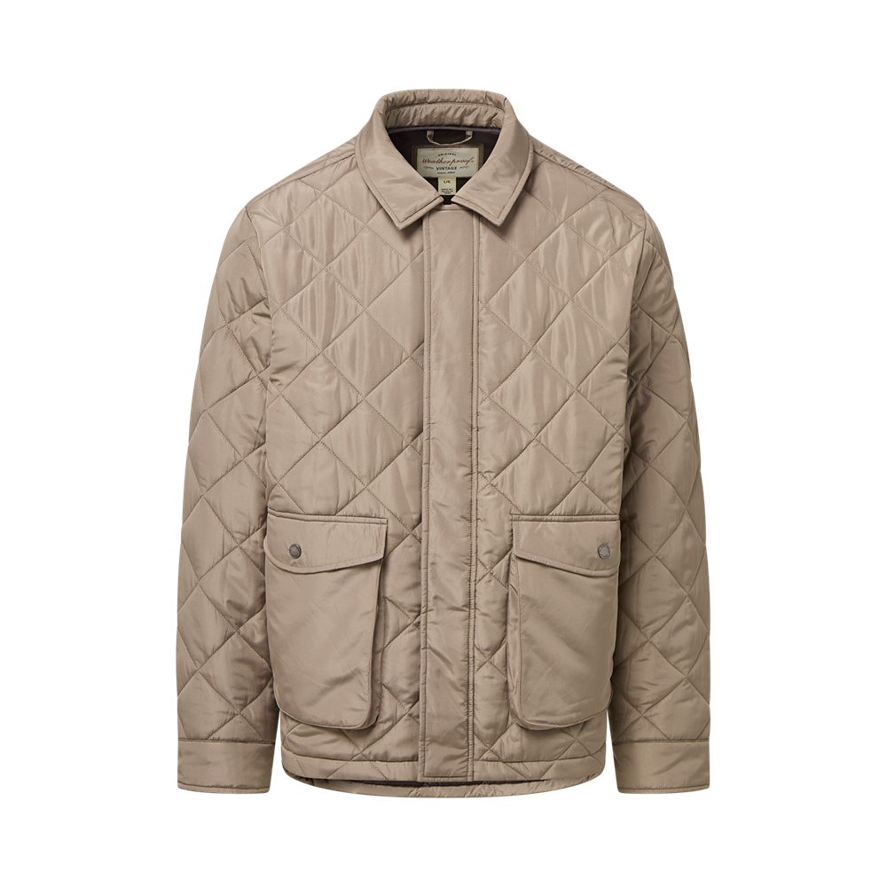 MV Sport 27713 Weatherproof Vintage Diamond Quilted Jacket - Driftwood Front