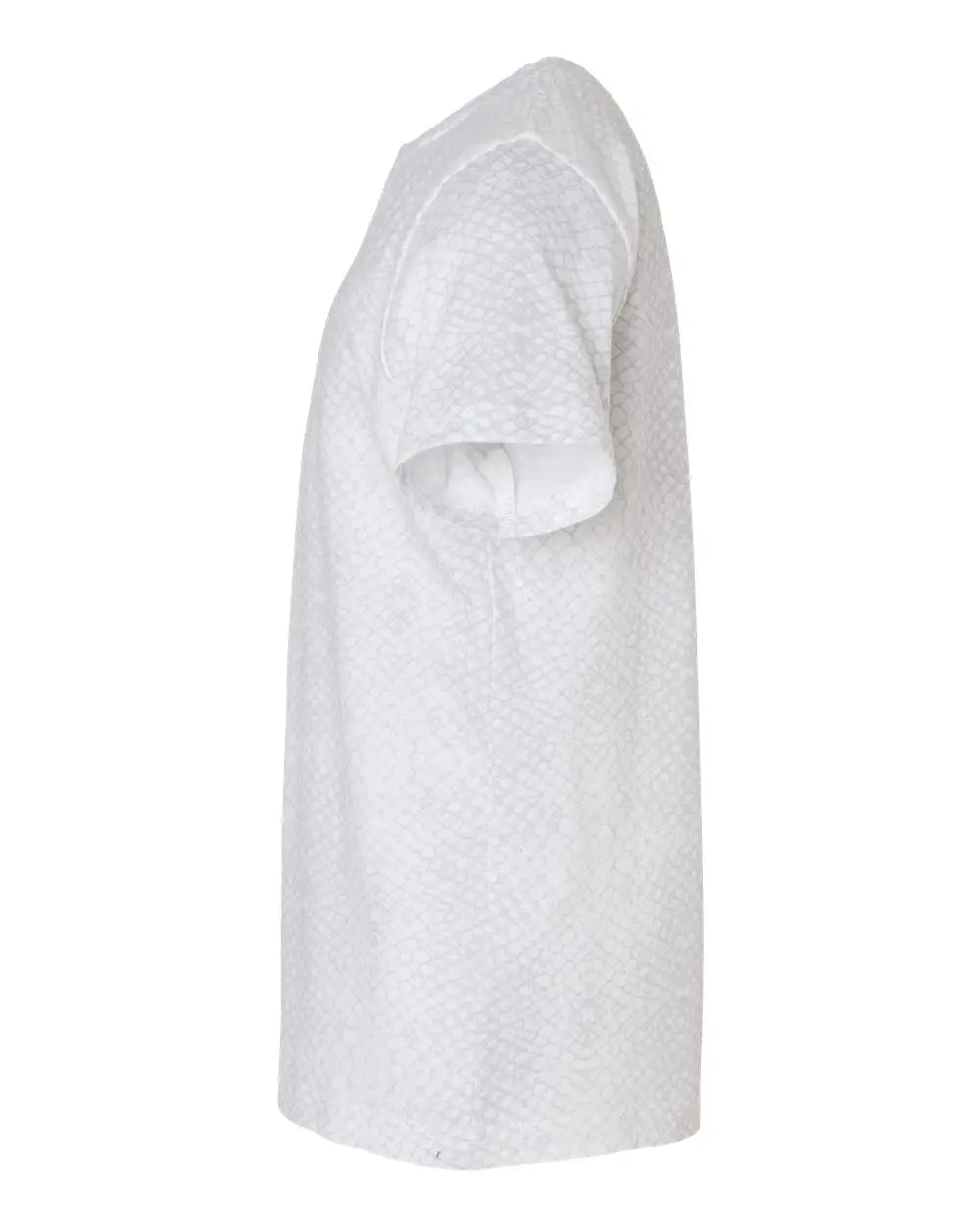 Lat 6101 Youth Fine Jersey Tee - White Reptile