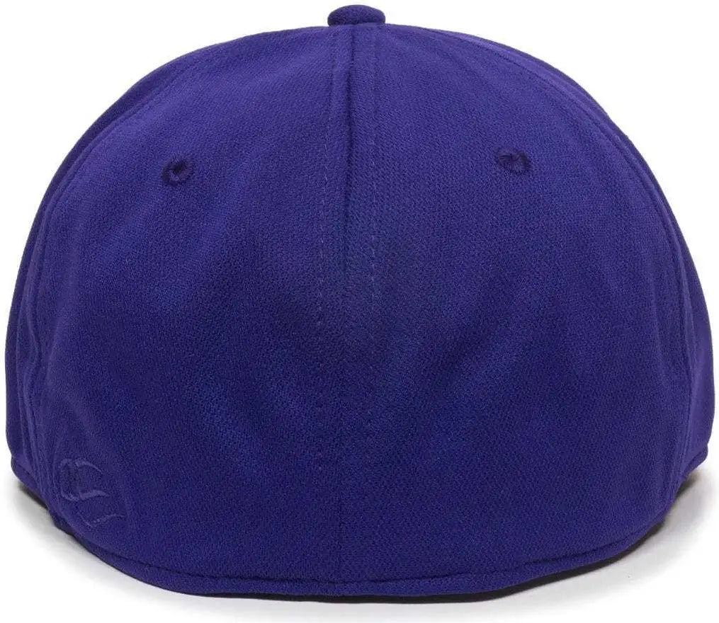 Oc Sports Tgs1930x Proflex Bamboo Charcoal Flat Visor Cap - Purple - 6 3/8’’ - 3/4’’