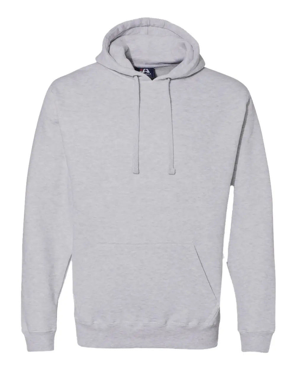 J. America 8824 Premium Hooded Sweatshirt - Oxford - Gray / Xs