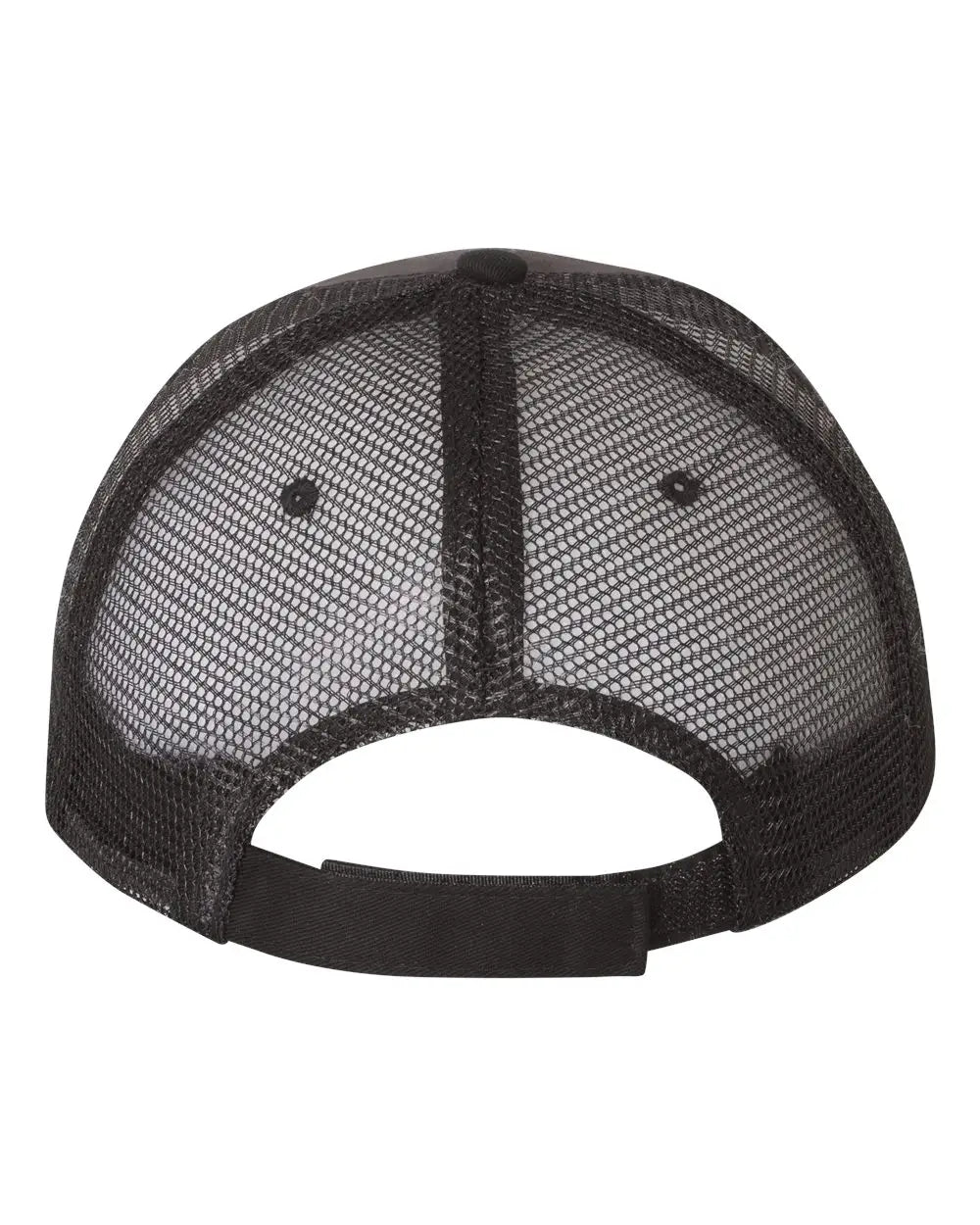 Valucap S102 Sandwich Trucker Cap - Charcoal Black - one Size Fits Most