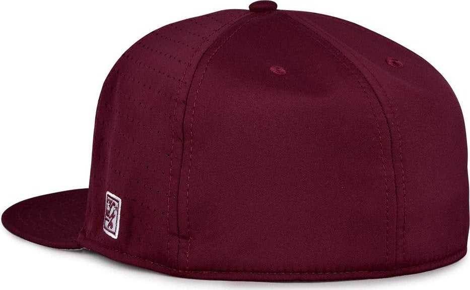The Game GB998 Perforated GameChanger Cap - Dark Maroon - HIT a Double - 3
