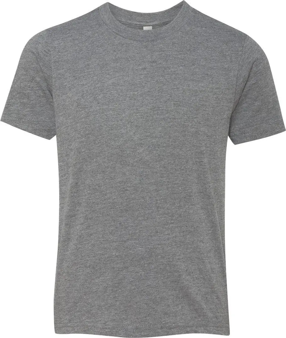 Next Level 6310 Youth Tri-blend T-shirt - Premium Heather - Gray / Xs