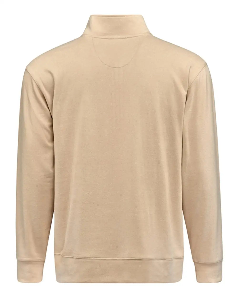 J. America 8760 Element Fleece Quarter-zip Sweatshirt - Almond - Brown / s
