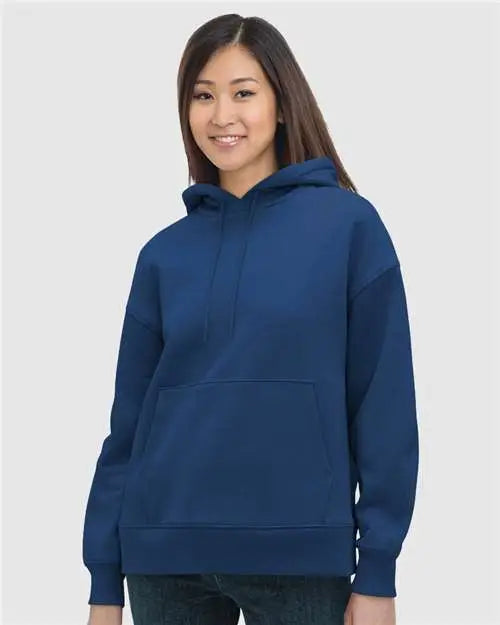 Bayside 7760b Women’s Usa-made Hooded Sweatshirt - 7760 - Navy - Ladies s