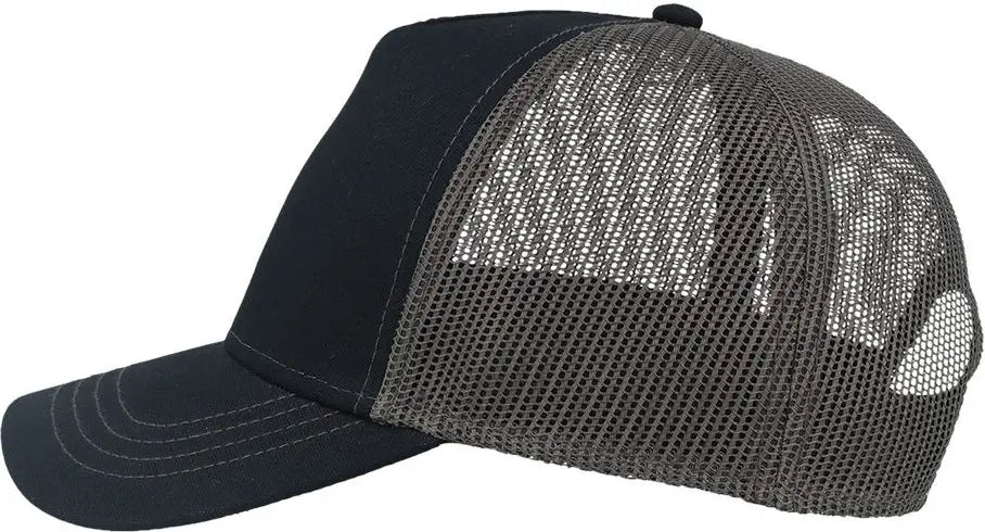 Atlantis Headwear Rapper Sustainable Canvas Cap - Navy Dark Grey - Gray / one Size Fits Most