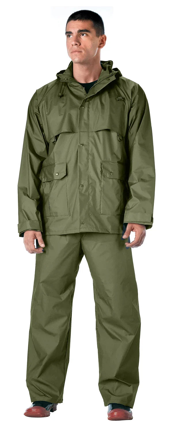 2 Piece Microlite Pvc Rainsuit