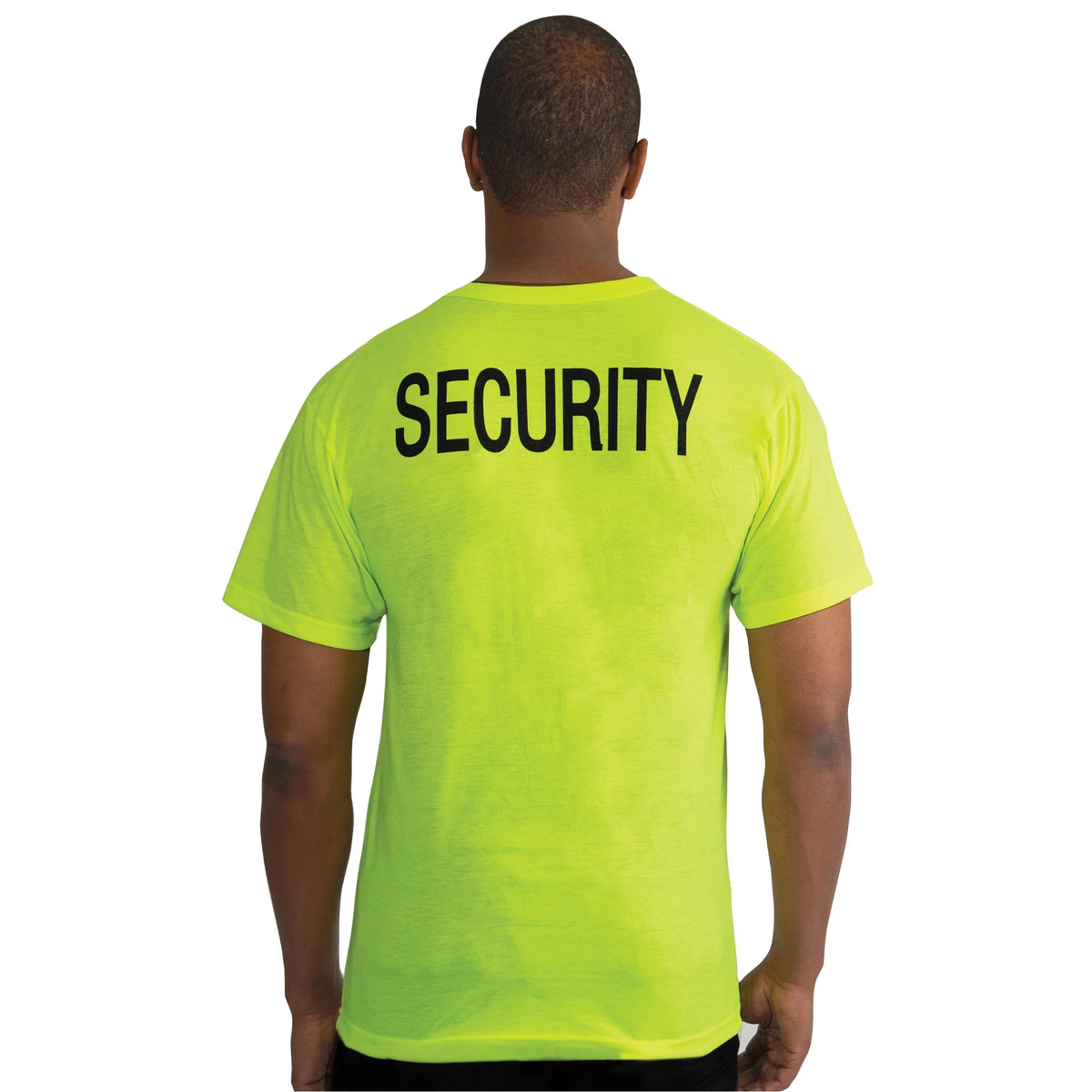 2-sided Security T-shirt - Safety Green