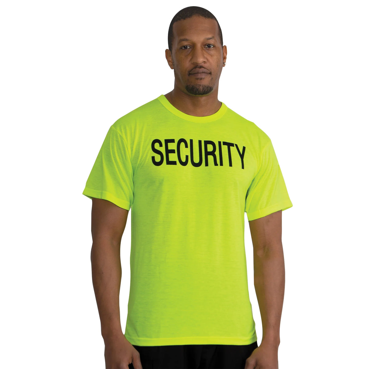 2-sided Security T-shirt - Safety Green