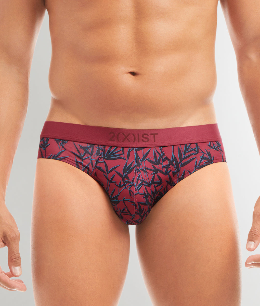 2(x)ist Sliq Brief - Bamboo Print / Small