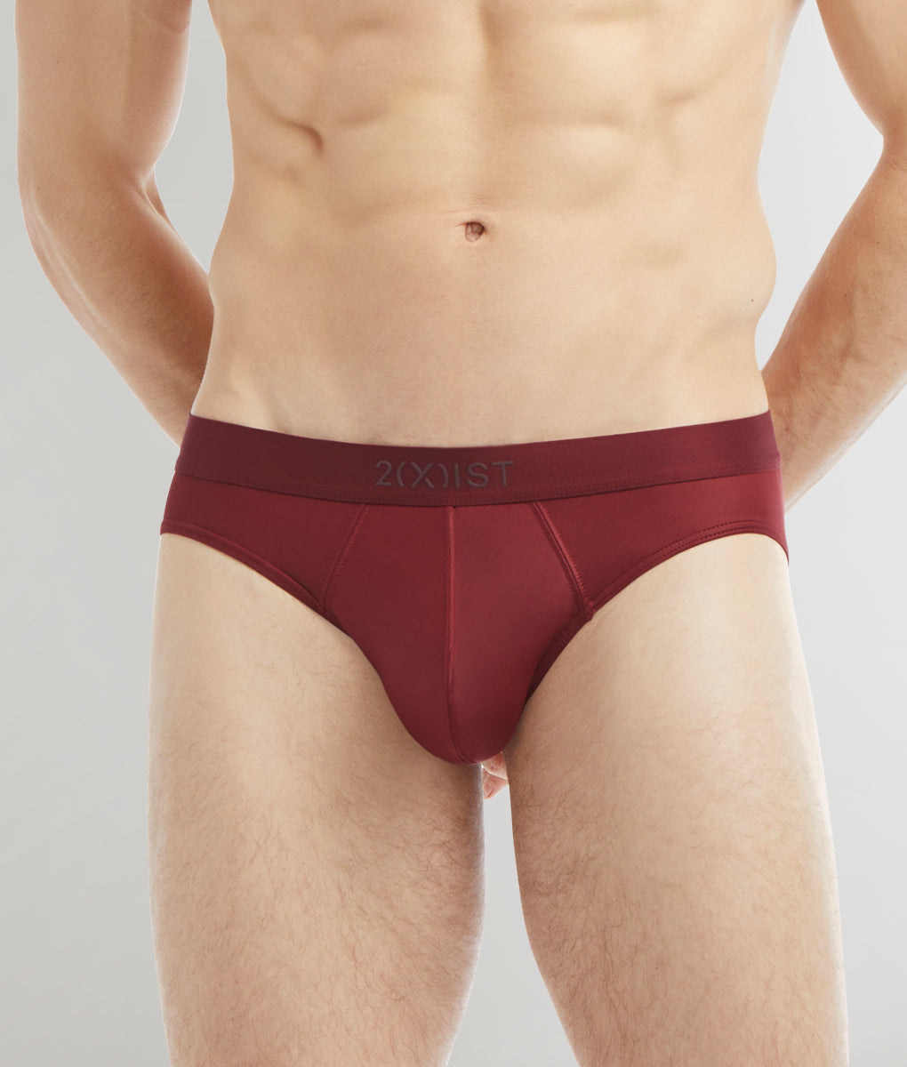2(x)ist Sliq Brief - Cordovan Red / Small
