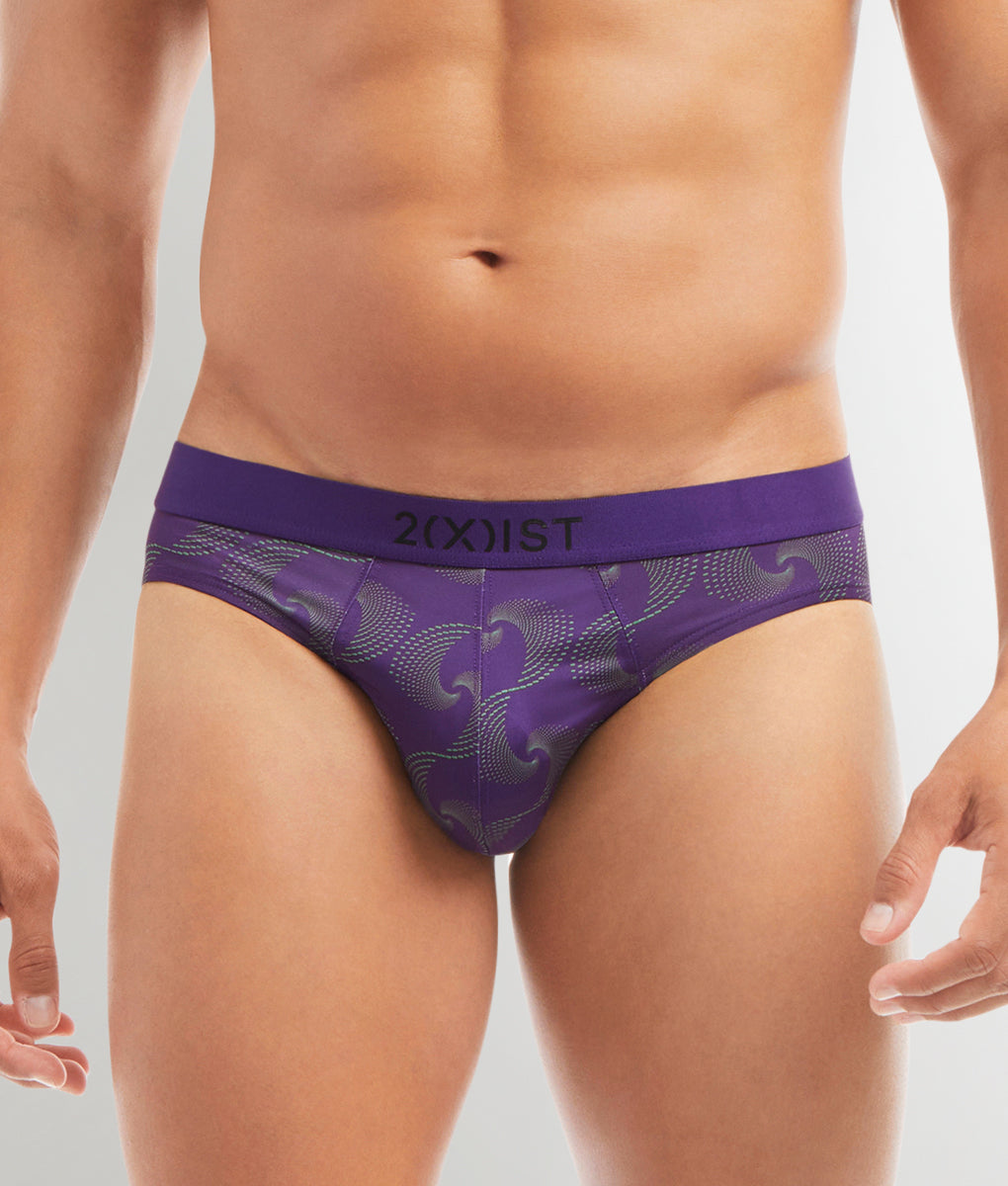2(x)ist Sliq Brief - Spirals Print / Small
