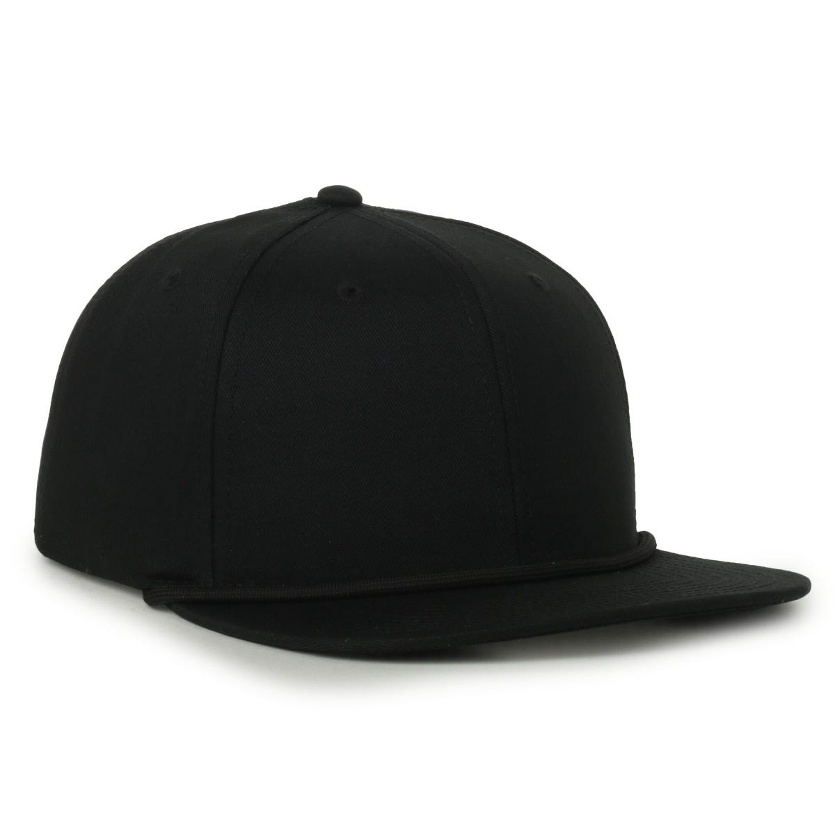 OC Sports AR-300 Anyrope Cotton Solid Back Cap - Black
