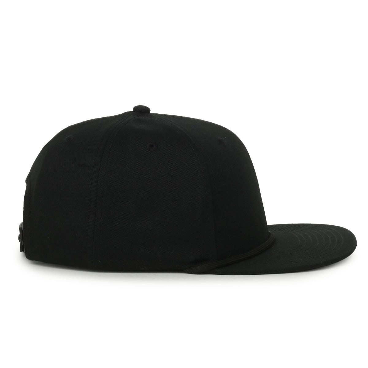 OC Sports AR-300 Anyrope Cotton Solid Back Cap - Black
