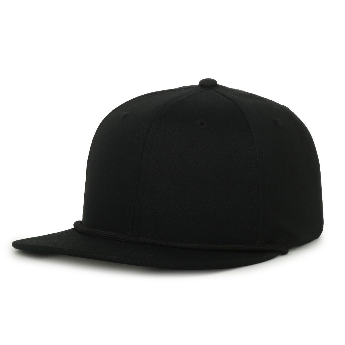 OC Sports AR-300 Anyrope Cotton Solid Back Cap - Black