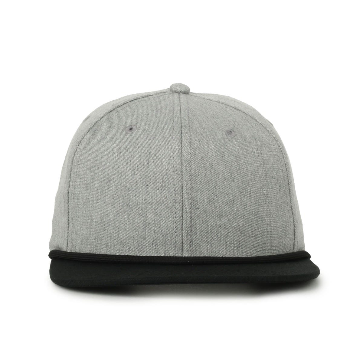 OC Sports AR-300 Anyrope Cotton Solid Back Cap - Heathered Grey/Black