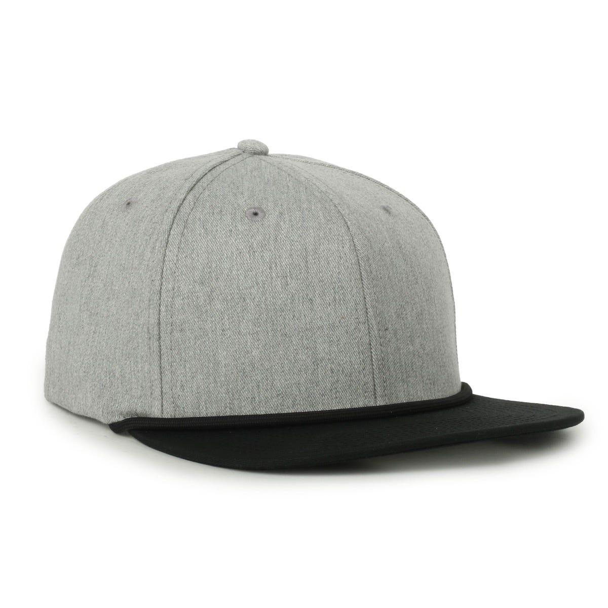 OC Sports AR-300 Anyrope Cotton Solid Back Cap - Heathered Grey/Black