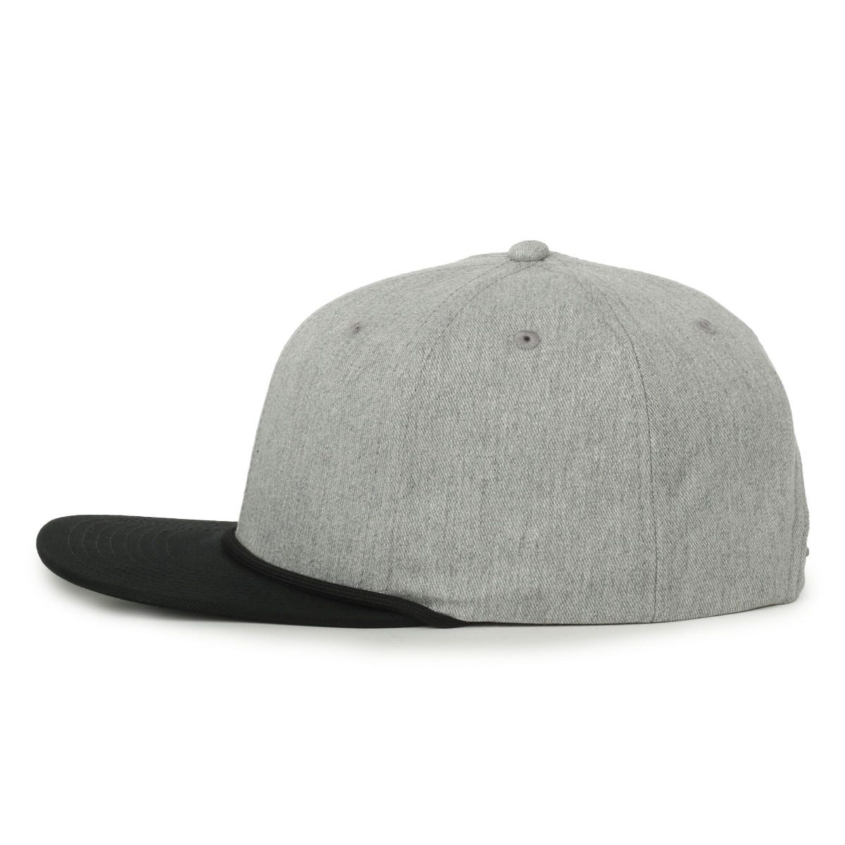 OC Sports AR-300 Anyrope Cotton Solid Back Cap - Heathered Grey/Black