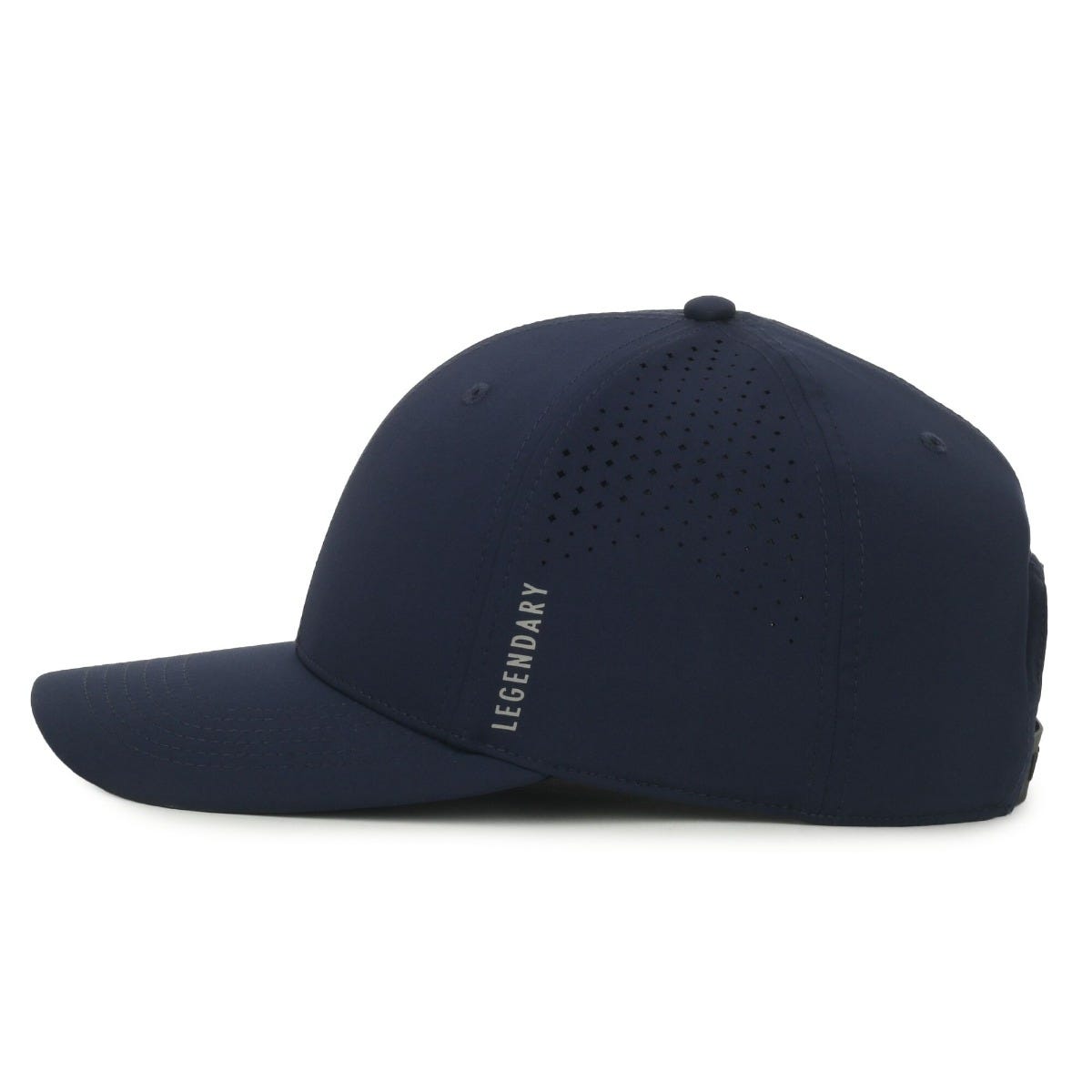 Legendary Headwear AXIS Perforated Low Crown Performance Cap - Navy