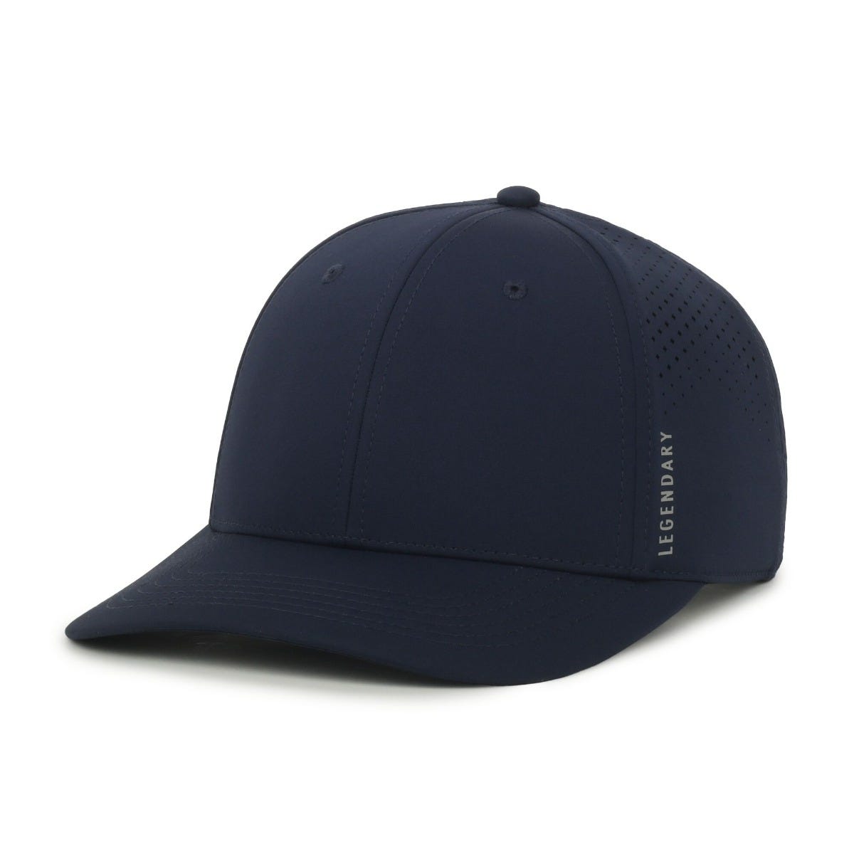 Legendary Headwear AXIS Perforated Low Crown Performance Cap - Navy