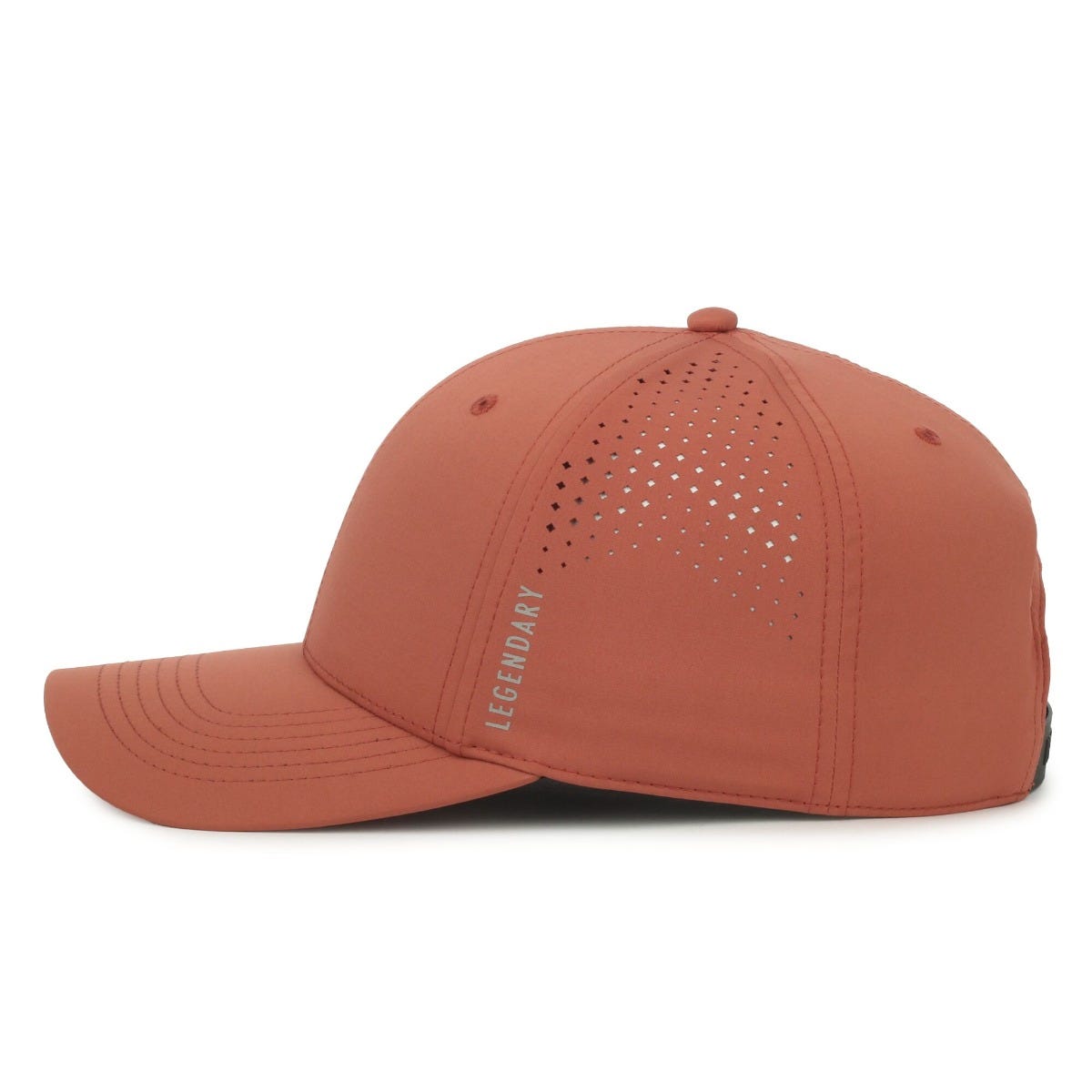 Legendary Headwear AXIS Perforated Low Crown Performance Cap - Clay