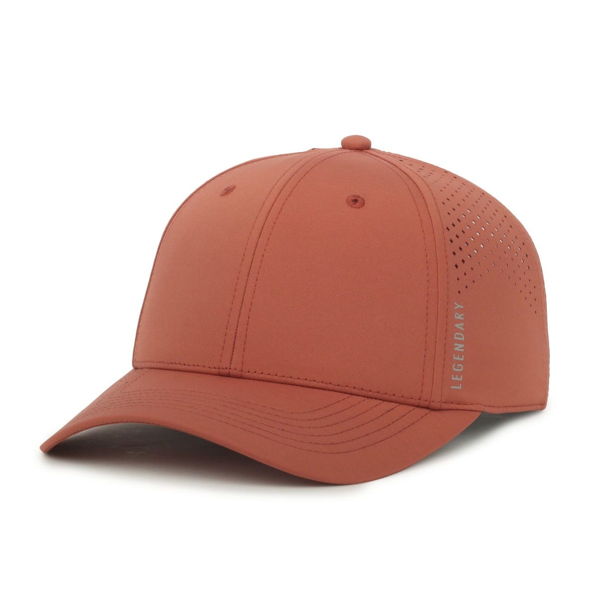 Legendary Headwear AXIS Perforated Low Crown Performance Cap - Clay