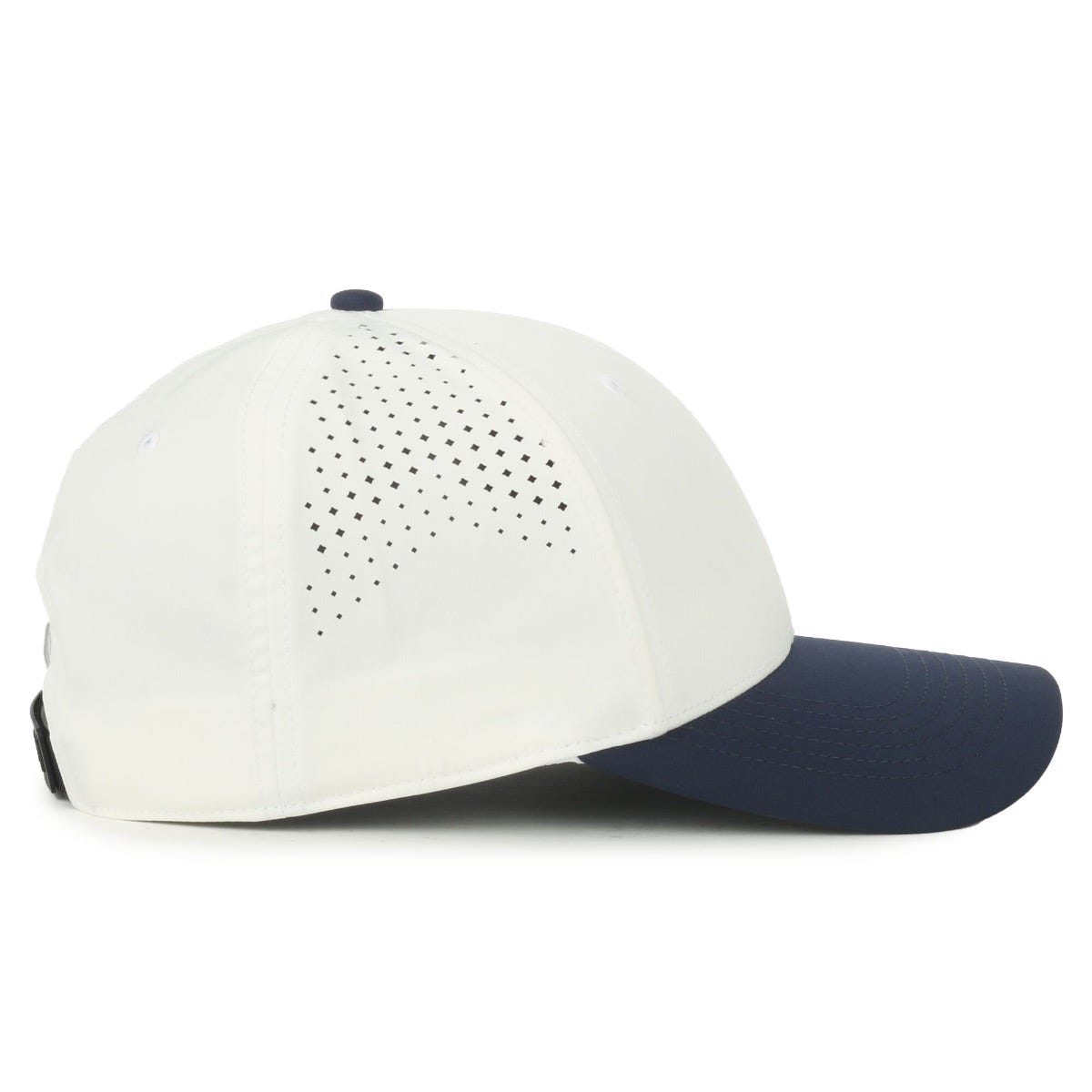 Legendary Headwear AXIS Perforated Low Crown Performance Cap - White/Navy