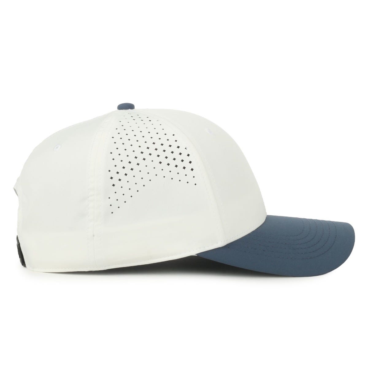 Legendary Headwear AXIS Perforated Low Crown Performance Cap - White/Slate Blue