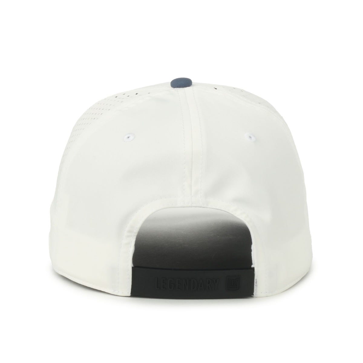 Legendary Headwear AXIS Perforated Low Crown Performance Cap - White/Slate Blue