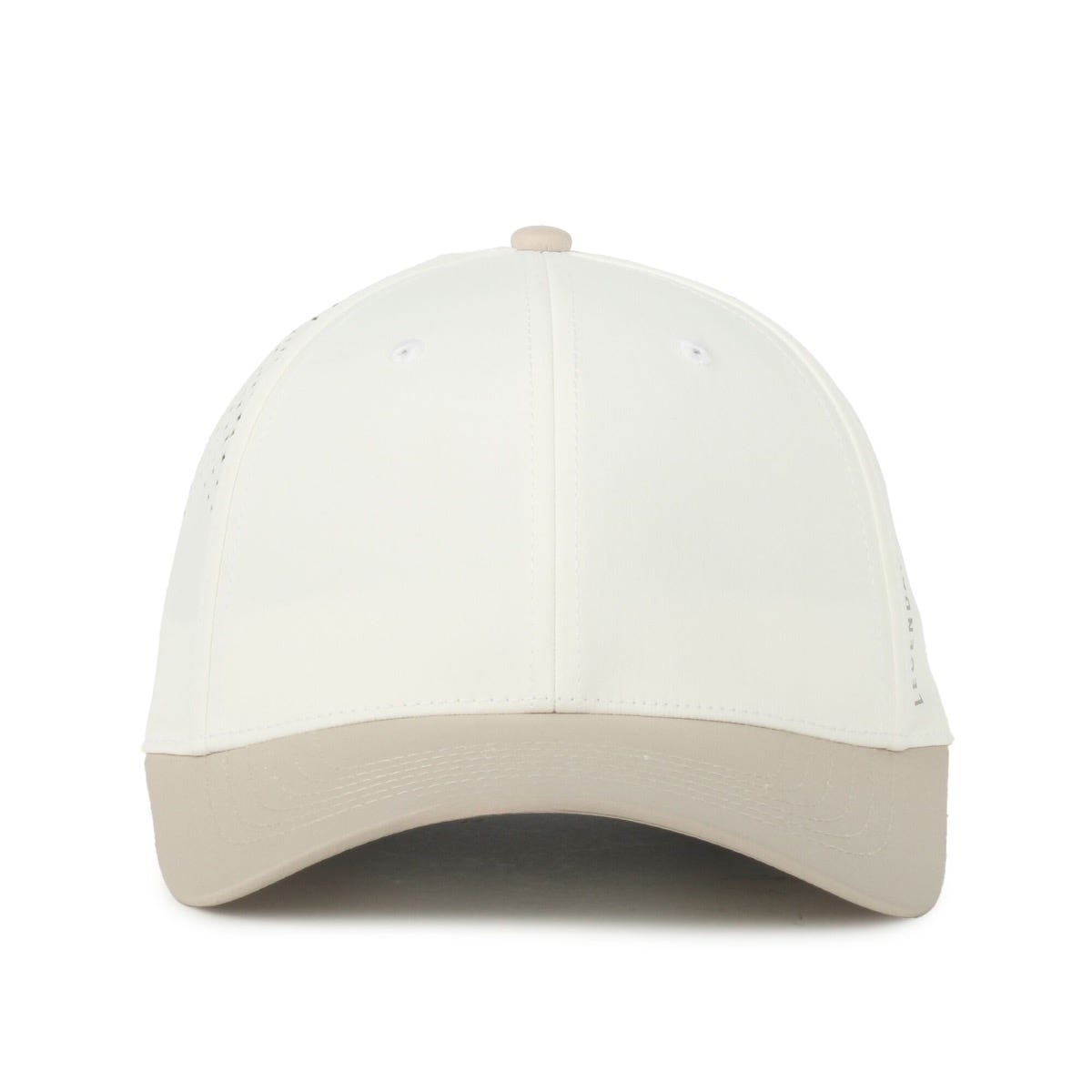Legendary Headwear AXIS Perforated Low Crown Performance Cap - White/Stone