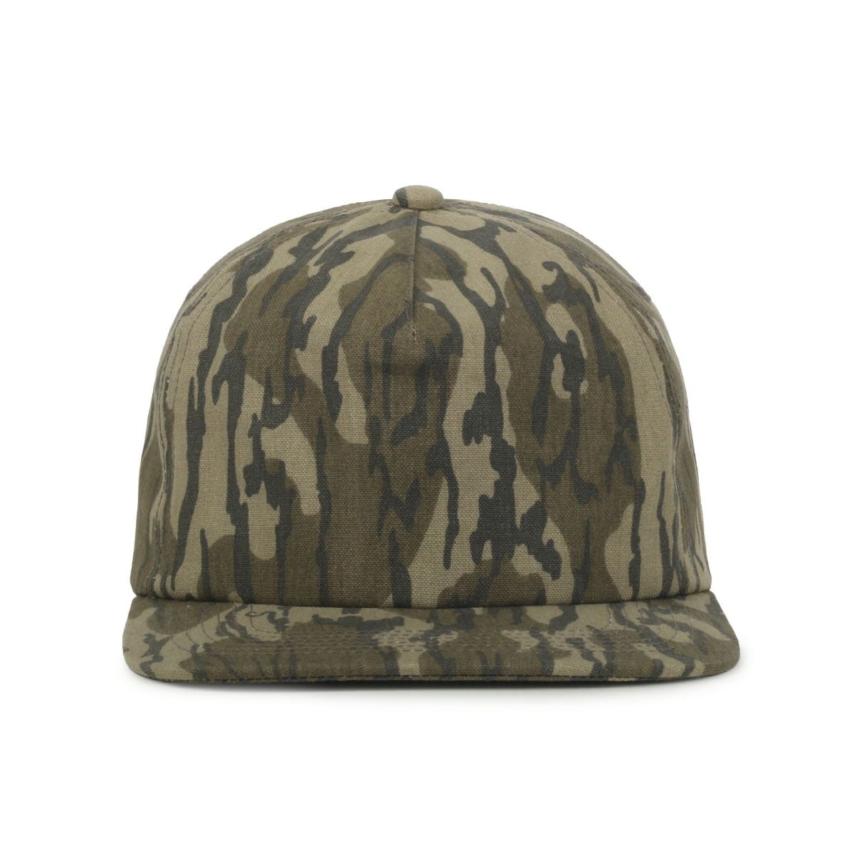 Legendary Headwear BENTON Unstructured Flat Visor Snapback Cap - Mossy Oak Original Bottomland