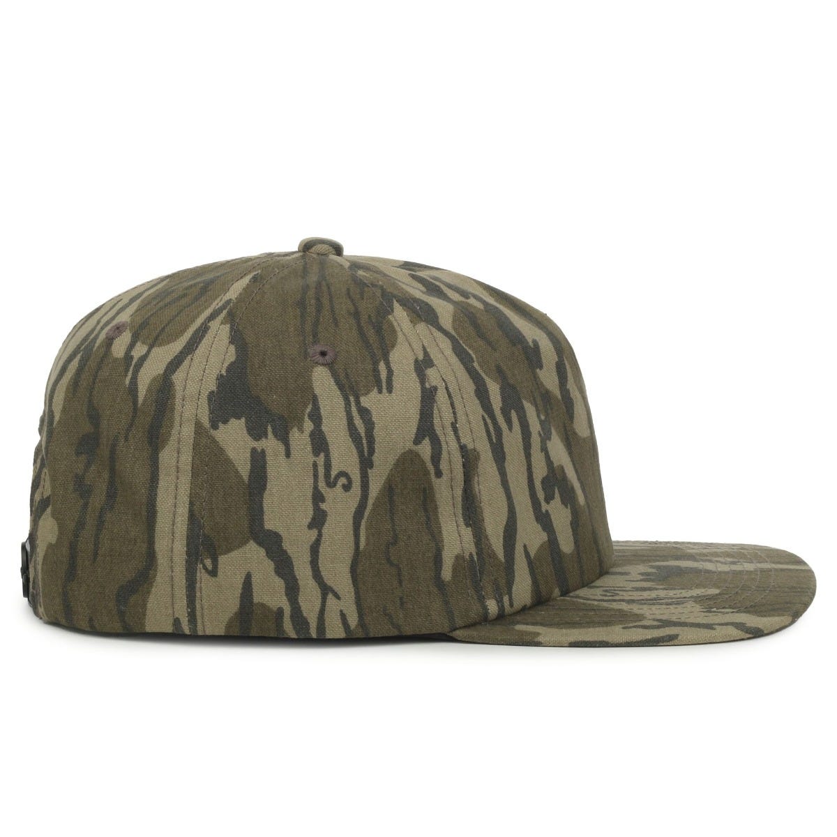 Legendary Headwear BENTON Unstructured Flat Visor Snapback Cap - Mossy Oak Original Bottomland