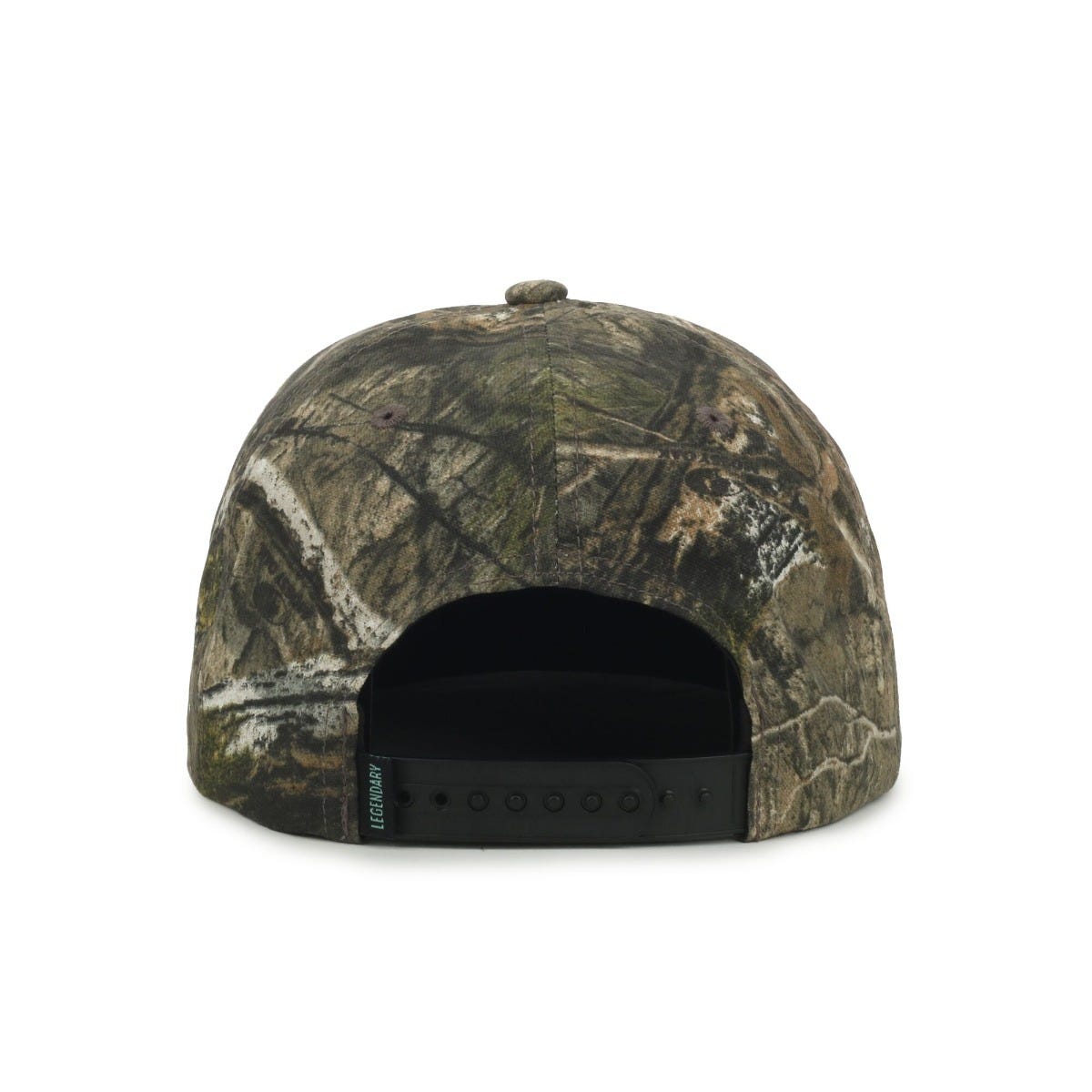 Legendary Headwear BENTON Unstructured Flat Visor Snapback Cap - Mossy Oak Country DNA