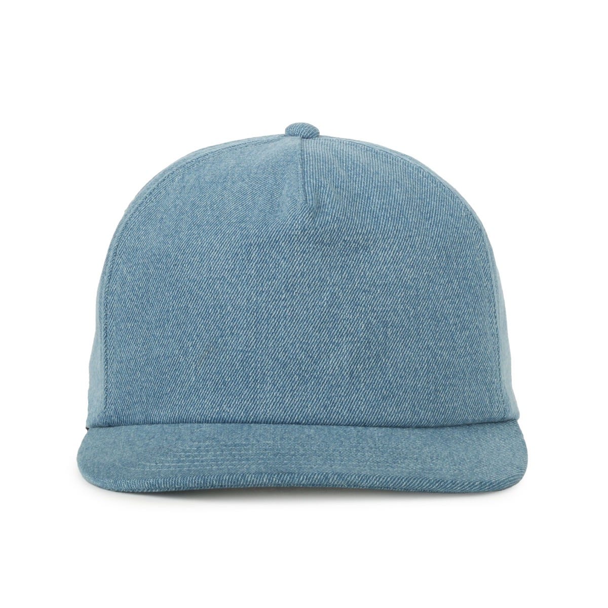 Legendary Headwear BENTON Unstructured Flat Visor Snapback Cap - Denim